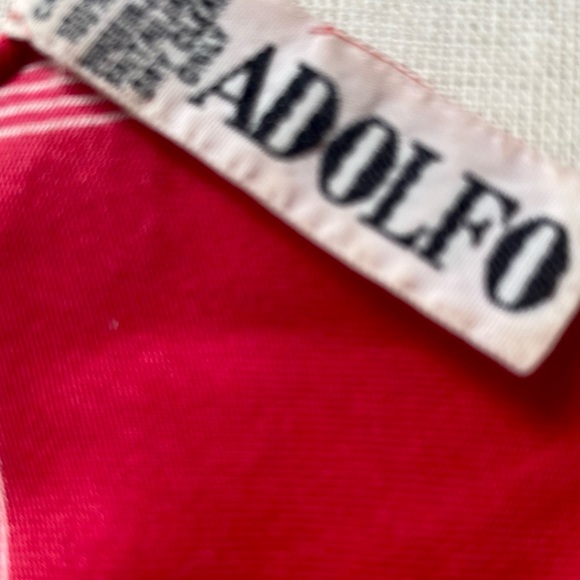 ADOLFO vintage silk scarf - Picture 14 of 14